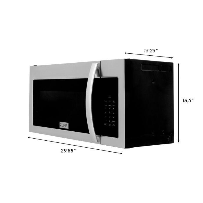 ZLINE Over the Range Microwave Oven in Stainless Steel (MWO-OTR-30)