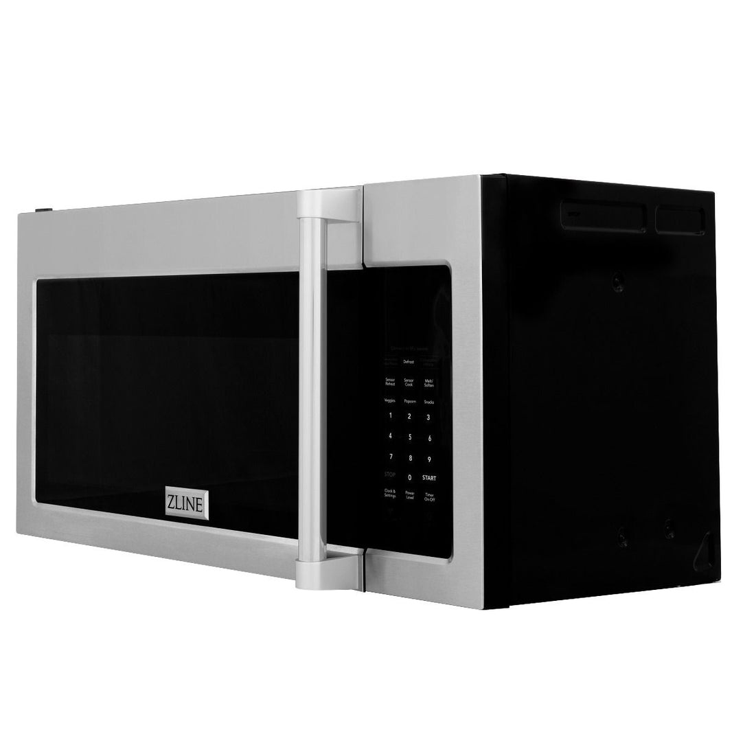 ZLINE Over-The-Range Microwave Oven and Hood Combo In Stainless Steel with Traditional Handle (MWO-OTR-H-30)