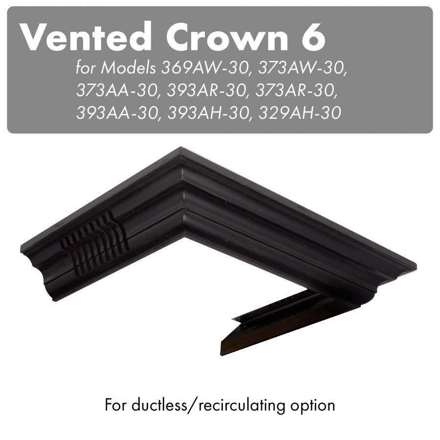 ZLINE Vented Crown Molding for Wall Mount Range Hood (CM6V-300A)