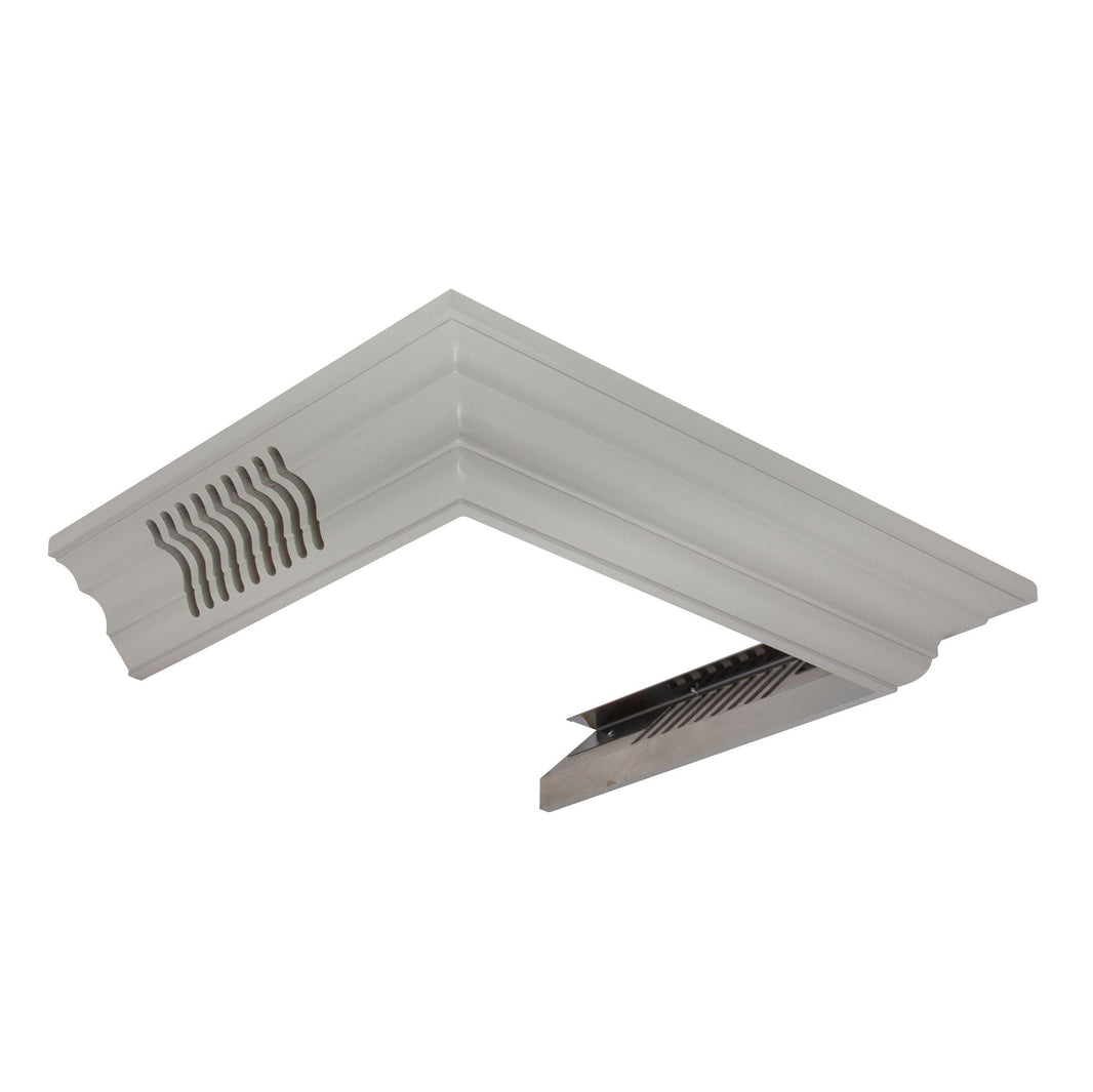 ZLINE Vented Crown Molding Profile 6 For Wall Mount Range Hood (CM6V-KBUU)